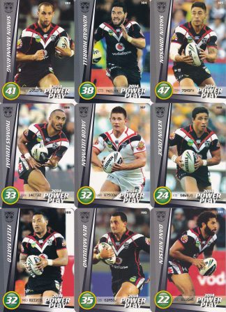 2014 NRL Power Play Base Team Set - Warriors