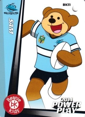 2014 NRL Power Play Bag Tag - BK11 Sam Cronulla Sharks
