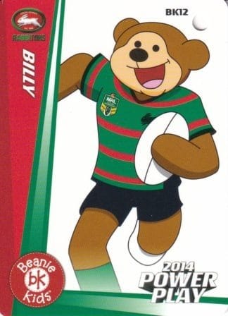 2014 NRL Power Play Bag Tag - BK12 Billy South Sydney Rabbitohs
