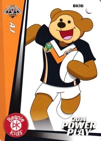 2014 NRL Power Play Bag Tag - BK16 AJ Wests Tigers