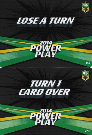 2014 NRL Power Play Game Cards