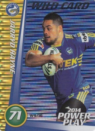 2014 NRL Power Play Wild Cards - W09 Jarryd Hayne Parramatta Eels