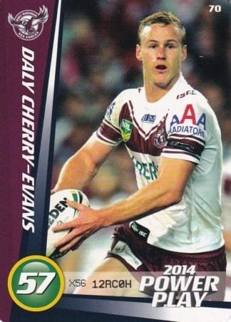 2014 NRL Power Play Common Card - Base 070 Daly Cherry-Evans Manly Sea Eagles