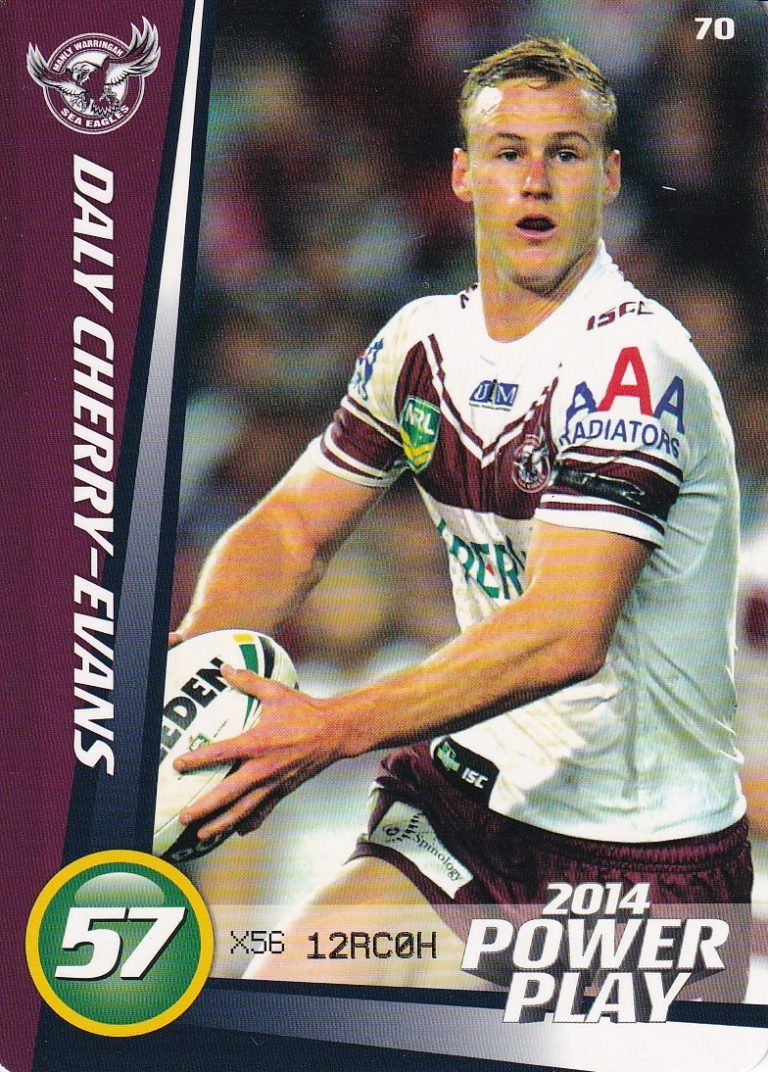 2014 NRL Power Play Common Card - Base 070 Daly Cherry-Evans Manly Sea Eagles