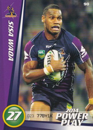 2014 NRL Power Play Common Card - Base 090 Sisa Waqa Melbourne Storm