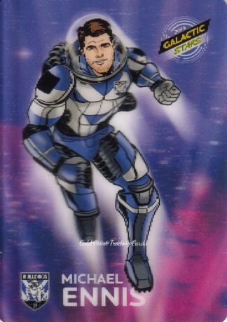 2014 NRL Traders 3D Galactic Stars - AGS02 Michael Ennis Canterbury Bulldogs
