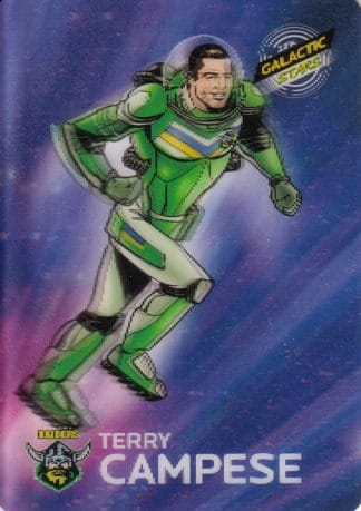 2014 NRL Traders 3D Galactic Stars - AGS03 Terry Campese Canberra Raiders