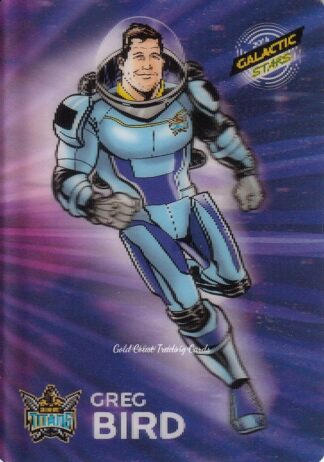 2014 NRL Traders 3D Galactic Stars - AGS06 Greg Bird Gold Coast Titans