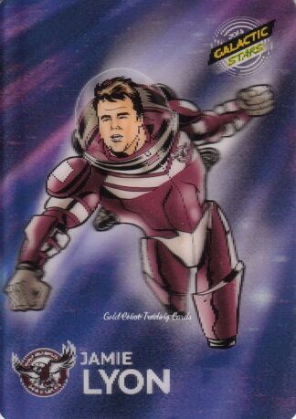 2014 NRL Traders 3D Galactic Stars - AGS07 Jamie Lyon Manly Sea Eagles
