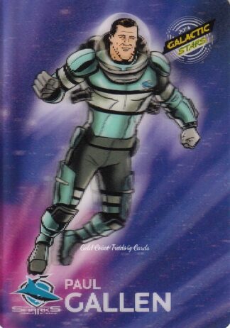 2014 NRL Traders 3D Galactic Stars - AGS12 Paul Gallen Cronulla Sharks
