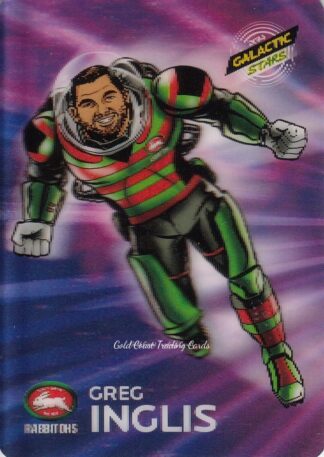 2014 NRL Traders 3D Galactic Stars - AGS13 Greg Inglis South Sydney Rabbitohs