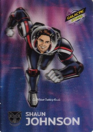 2014 NRL Traders 3D Galactic Stars - AGS17 Shaun Johnson Warriors