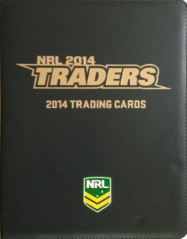 2014 NRL Traders Album With Full Base Set - 176 Common Cards