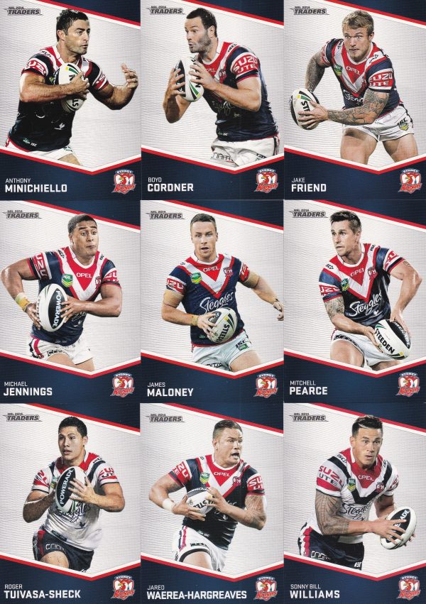 2014 NRL Traders Album With Full Base Set - 176 Common Cards - Image 15