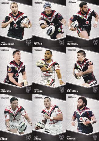 2014 NRL Traders Base Team Set - Warriors