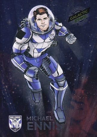 2014 NRL Traders Galactic Stars - GS02 Michael Ennis Canterbury Bulldogs