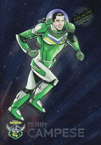 2014 NRL Traders Galactic Stars - GS03 Terry Campese Canberra Raiders