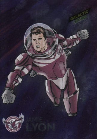 2014 NRL Traders Galactic Stars - GS07 Jamie Lyon Manly Sea Eagles
