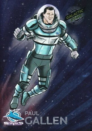 2014 NRL Traders Galactic Stars - GS12 Paul Gallen Cronulla Sharks