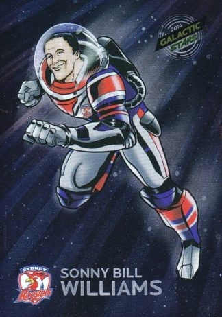 2014 NRL Traders Galactic Stars - GS16 Sonny Bill Williams Sydney Roosters