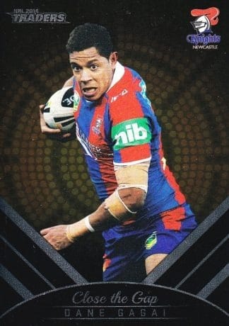 2014 NRL Traders Indigenous - IND07 Dane Gagai Newcastle Knights