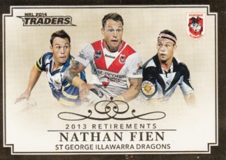 2014 NRL Traders Retirements - R06 Nathan Fien St George Dragons