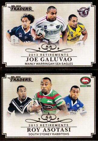 2014 NRL Traders Retirements