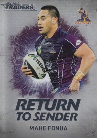 2014 NRL Traders Return To Sender - RTS13 Mahe Fonua Melbourne Storm