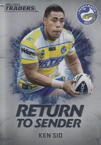2014 NRL Traders Return To Sender - RTS18 Ken Sio Parramatta Eels