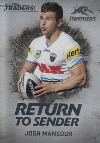 2014 NRL Traders Return To Sender - RTS19 Josh Mansour Penrith Panthers