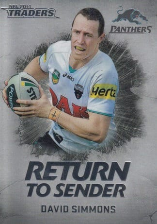 2014 NRL Traders Return To Sender - RTS20 David Simmons Penrith Panthers