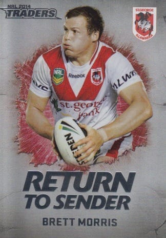 2014 NRL Traders Return To Sender - RTS25 Brett Morris St George Dragons