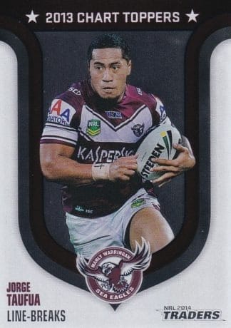 2014 NRL Traders Season To Remember - SR02 Jorge Taufua Manly Sea Eagles