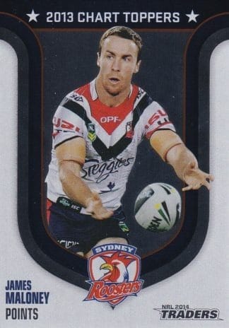 2014 NRL Traders Season To Remember - SR03 James Maloney Sydney Roosters