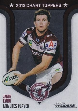 2014 NRL Traders Season To Remember - SR05 Jamie Lyon Manly Sea Eagles