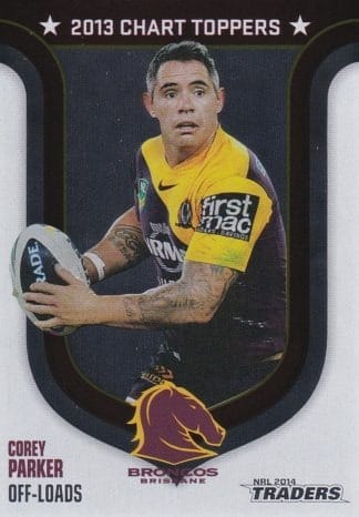 2014 NRL Traders Season To Remember - SR06 Corey Parker Brisbane Broncos