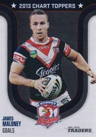 2014 NRL Traders Season To Remember - SR09 James Maloney Sydney Roosters