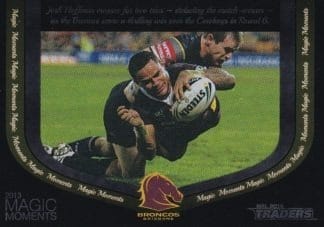 2014 NRL Traders Season To Remember - SR10 Josh Hoffman Brisbane Broncos