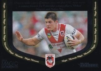 2014 NRL Traders Season To Remember - SR22 Charly Runciman St George Dragons