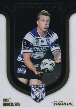 2014 NRL Traders Season To Remember - SR27 Trent Hodkinson Canterbury Bulldogs