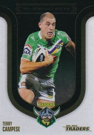 2014 NRL Traders Season To Remember - SR28 Terry Campese Canberra Raiders