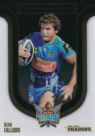 2014 NRL Traders Season To Remember - SR30 Beau Falloon Gold Coast Titans