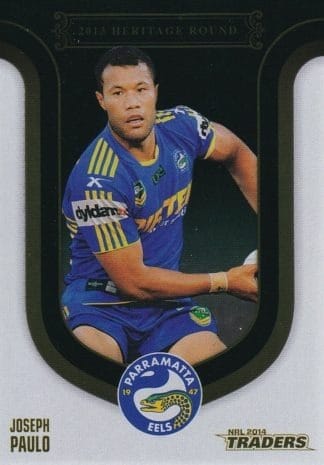 2014 NRL Traders Season To Remember - SR34 Joseph Paulo Parramatta Eels