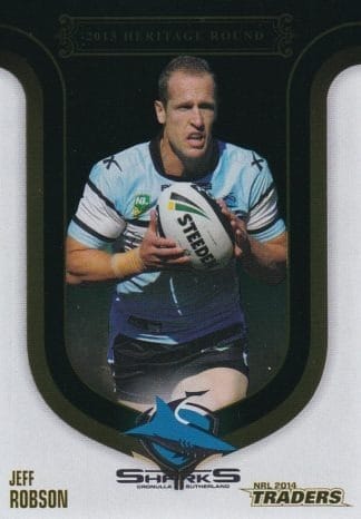 2014 NRL Traders Season To Remember - SR36 Jeff Robson Cronulla Sharks