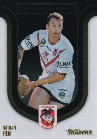 2014 NRL Traders Season To Remember - SR38 Nathan Fien St George Dragons