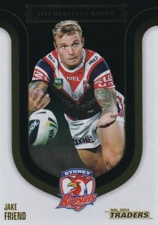 2014 NRL Traders Season To Remember - SR39 Jake Friend Sydney Roosters