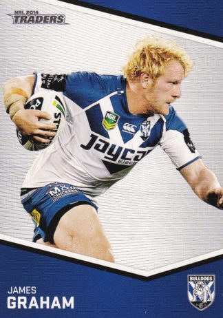 2014 NRL Traders Common Card - Base 013 James Graham Canterbury Bulldogs