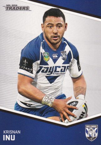 2014 NRL Traders Common Card - Base 015 Krisnan Inu Canterbury Bulldogs