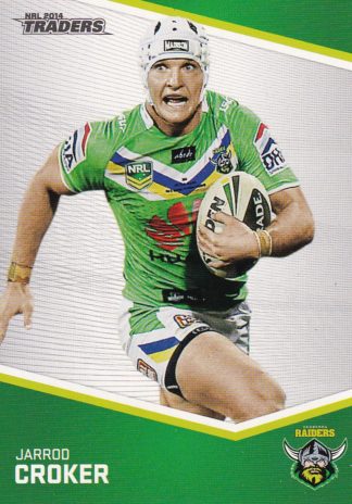 2014 NRL Traders Common Card - Base 024 Jarrod Croker Canberra Raiders
