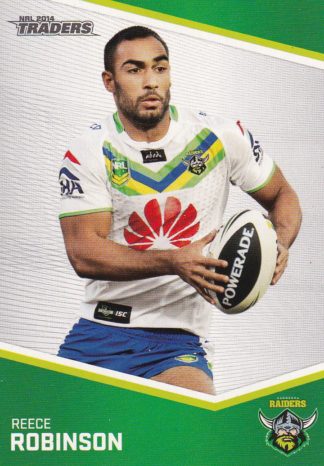 2014 NRL Traders Common Card - Base 030 Reece Robinson Canberra Raiders